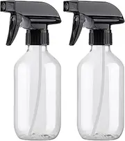 Fine Mist Hair Sprayer Bottle, 2x Empty Refillable Spray Bottles, 300ml Big Capacity Household Tools | Drip-Frree All-Purpose Plant Mister for Haircare, Essentiall Oils and Cleaning Fluids