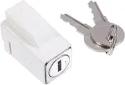 SHINEOFI Theft Sliding Window Locks with Key Durable Window Stopper for Home Office School Safety Safety Limiter to Prevent Falls and Theft