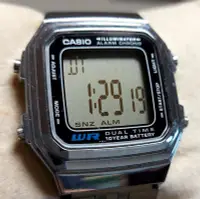 在飛比找Yahoo!奇摩拍賣優惠-OQ精品腕錶  日本 CASIO 卡西歐電子錶馬錶計時多地時