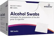 BD Alcohol Swabs 100 Each