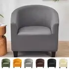 Single Sofa Cover Club Sofa Covers Elastic Relax Armchair Protector Cover