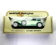 MATCHBOX MODELS OF YESTERYEAR, 1930 Model J Duesenberg Y-4 Green.