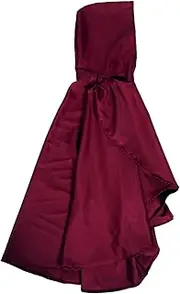 Baluue Hooded Cloak for Women Vintage Renaissance Cape for Halloween Costumes Cosplay Masquerade Balls Soft with Dramatic Hood for Comfortable Wear