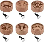 6 PCS Long Lasting Wood Car Air Freshener with Clip Wood Decor Car Essentials Small Diffuser