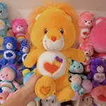 正版 彩虹熊 稀有 絕版 13吋 親戚 獅子 CARE BEARS 愛心熊 古董熊 娃娃 玩偶 布偶 毛絨 公仔 玩具