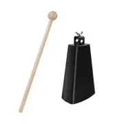 Cowbell 5 inch Metal Steel Cow Bell Instrument Noise Makers Cowbell Hand