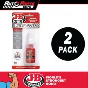 2 Pack JB Weld Perma-Lock High Strength Thread Lock Threadlocker 13ML | 27113
