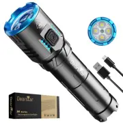 Rechargeable Flashlights Mini Tactical High Lumen, Super Bright LED Small Fla...