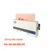 F/A4 A5 B5 A3 Small Book Electric Hot Melt Glue Binder Binding Machine 220V 35mm