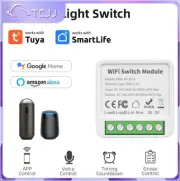 Tuya Wifi 16A Mini Smart Switch 1/2/3/4 Gang Support 2-way Control Switch Module