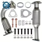 FITS: 2003 - 2007 HONDA ACCORD 2.4L FRONT FLEX PIPE AND CATALYTIC CONVERTER