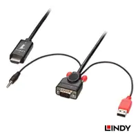 在飛比找蝦皮商城優惠-LINDY 林帝 VGA+Audio 轉 HDMI 傳輸線 