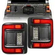 ORACLE Flush Mount LED Tail Lights for 18-24 Wrangler-Tinted Lens (for: Jeep)