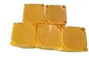 5 Yellow Large/ Silver Dollar Coin 38.1 mm Size Safe Plastic Square Tubes