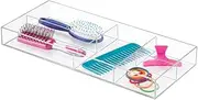 InterDesign iDesign Drawer Organiser Tray with 5 Compartments, Clear