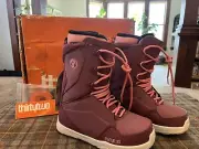 THIRTYTWO W’S LASHED Snowboard Boots Women’s 10, Heel Hold Kit, Heat Moldable