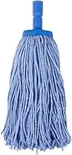 Cleanlink Synthetic Blend Mop Heads Coloured 400gm, Blue, (12041)