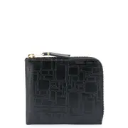 [COMME des GARCONS WALLET] 壓紋徽標型錢包