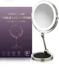 Double-Sided Lighted Rechargeable Makeup Mirror 1x/10x magnification