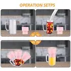 Portable Blender For Shakes And Smoothies 340ml Mini Blender With Handle 6 5