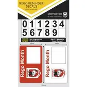 NRL Dragons Rego Reminder Decal - N-RR-DR