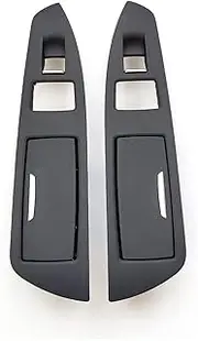 Rynplex Interior Rear Door Armrest Window Switch Panel Ashtray Storage Case Assembly, for BMW, for 7 Series F01 F02 730 735 740 745 750 760 Car Interior Door Handle(Old Black Set)