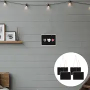 4 PCSTable Number Place Tag / Pack Hanging Chalkboard Black Chalk Board