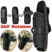 Portable Flashlight Pouch Holster Belt Carry Case Holder F1X7 360 Degrees A8A1