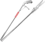 [COSMEVIVI] Stainless Steel Snake Grabber Tool Multifunctional Folding Catcher Clip for Outdoor Use for Catching Snakes Crabs and More Easy to Operate and Clean Durable Design