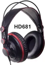 SUPERLUX HD681 HD681B HD681F 半開放式 耳罩式 舞台 錄音室 監聽耳機【唐尼樂器】