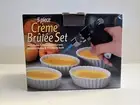 New Invesco 5 pcs Creme Brulee Set Ramekins and Torch Set