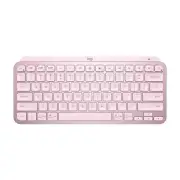 Logitech MX Keys Mini Minimalist Wireless Illuminated Keyboard - Rose