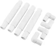 [TOUISEDGI] Crossing Stitch Frame, Square Rectangle Plastic Clip Frame for Embroidery Crossing Stitch Quilting Needlepoint Tool 155g(43.1*43.1cm)