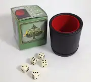 Vegas Gaming Deluxe Dice Cup With 5 Dice