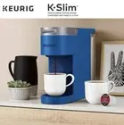 Keurig K-Slim Single-Serve K-Cup Pod Coffee Maker - Alpine Blue NEW