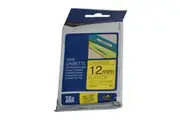 BROTHER TZe631 Labelling Tape 12mm Black on Yellow TZE Tape