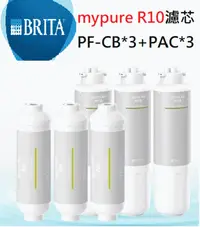 在飛比找PChome24h購物優惠-BRITA R10專用替換組｜第一道PF-CB前置濾心(3入