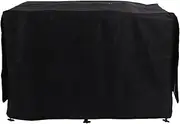 Dog Cage Cover, Waterproof Dog Kennel Cover Breathable Sunshade Oxford Cloth Puppy Crate Cover Dog Cage Accessory for Indoor Outdoor(Black)