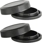 Camera Rear Lens Cap & Body Cap Compatible for Canon EOS R R6 R5 RP Camera w/RF