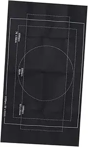 LRXIYODE Black Puzzles Mat Portable Felt Play Mat for Jigsaw Puzzles with Inflatable Tube and Fixing Bands for Up for Travel Storage and Easy Sorting