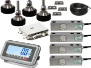 St Steel Floor Scale Kit 10000kg*5kg -with 4 load cells, Jn box & Indicator