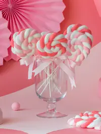 在飛比找松果購物優惠-仿真棉花棒棒糖假蛋糕拍攝道具 糖果模型櫥窗裝飾模型 擺件 (