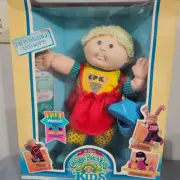 Vintage 1990 Hasbro Cabbage Patch Kids Doll 16" Poseable Weebok Designer Line.