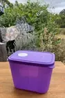 TUPPERWARE FREEZERMATES FREEZER CONTAINER DARK PURPLE 1L SIZE SMALL 3