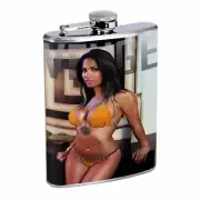 Cuban Pin Up Girls D1 Flask 8oz Stainless Steel Hip Drinking Whiskey