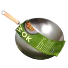 D.Line Carbon Steel 30cm Wok with Wooden Handle
