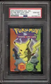 Pokemon EX Fire Red & Leaf Green Pikachu Art Sealed Booster Pack PSA 10