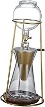 FytStycale Ice Drip Coffee Maker, Cold Brew Drip Coffee Maker, Adjustable Speed, Iced Tea -jug -Pug Pot for Barcamping