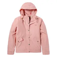 在飛比找PChome24h購物優惠-The North Face北面女款粉色防潑水防風連帽外套｜