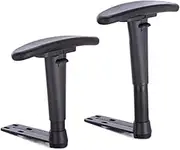 Racing Chair Game Chair Parts Lifting and Rotating Armrest Replacement (Color : 4 Holes b, Size : A Pair)